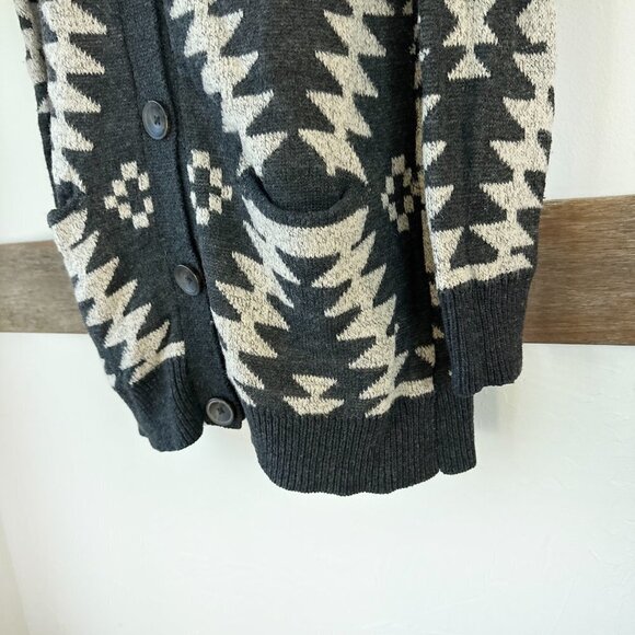 Elodie Mohair Blend Southwestern Sweater M‎ Cardigan - Picture 5 of 7